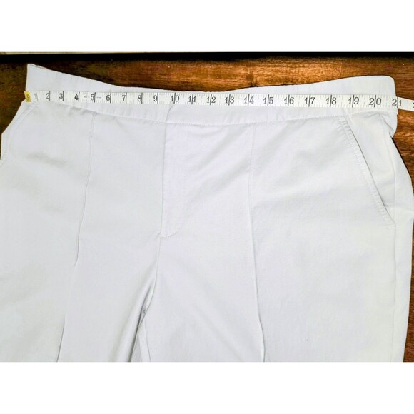 Lands' End‎ Size 20W Khaki High Rise Straight Leg Front Seam Chino Pants - Picture 4 of 7